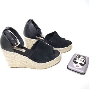 Steve Madden Suede Leather Jyia Platform Sandals, 8.5